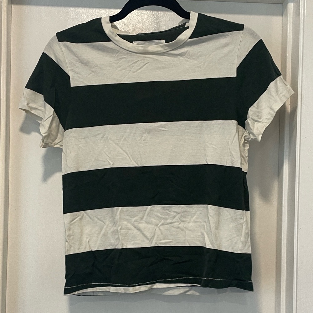The Great, striped slim tee